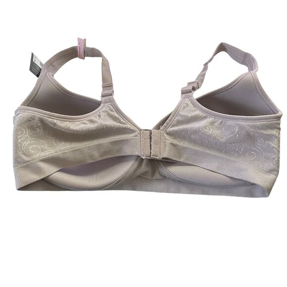 Bali Womens Comfort Revolution Wireless Bra Size 38D Gray Full Coverage DF3463 - Picture 4 of 15